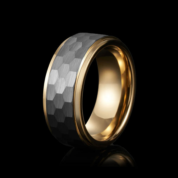 Hexagon Glød Tungsten Ring