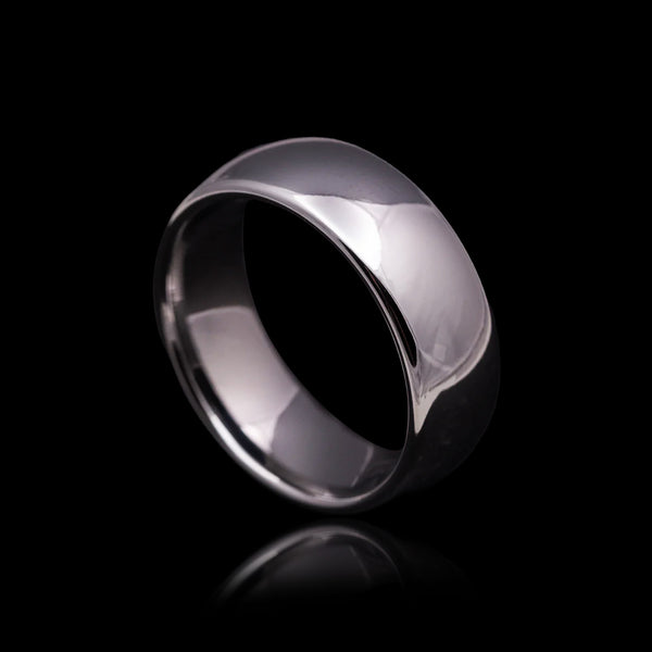 Polished Tungsten Ring