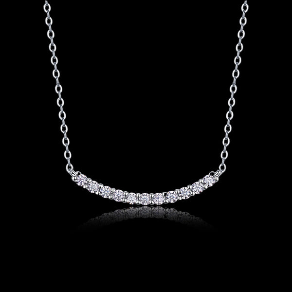Moissanite Curve Necklace