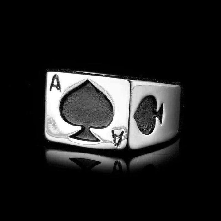 Ace Of Spades Ring - VillainsWear