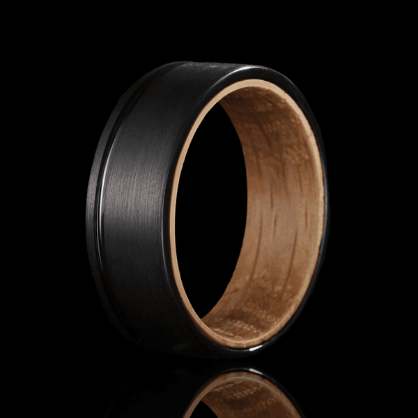 Black Noir Timber Ring - VillainsWear