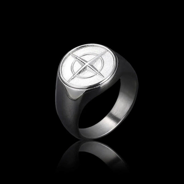 Compass Stainless steel Ring - VillainsWear