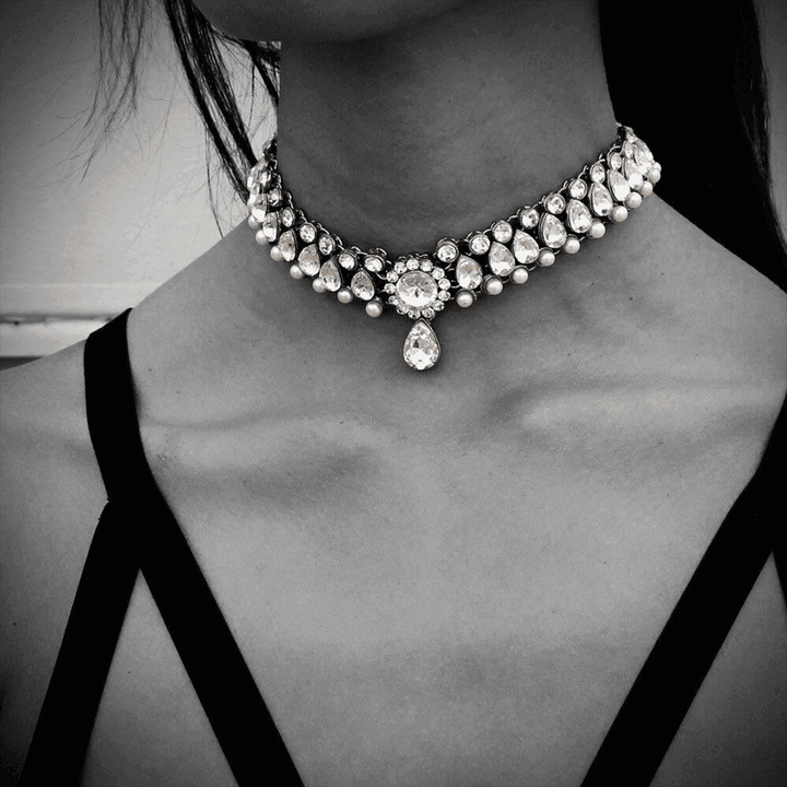 Crystal Choker Necklace - VillainsWear