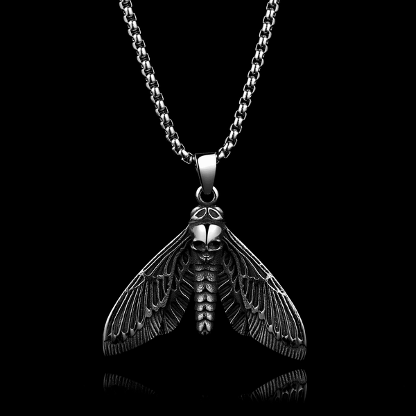 Death Moth Necklace - VillainsWear