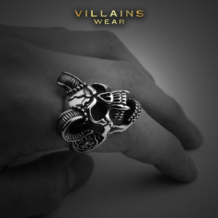 Devil Stainless Steel Ring - VillainsWear