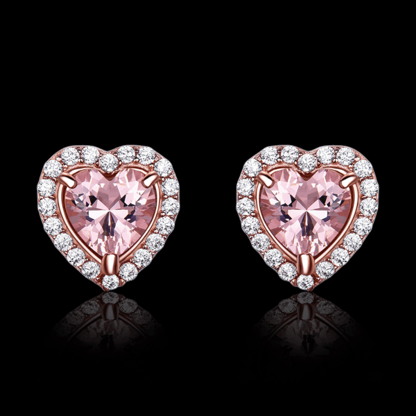 Divine Sparkle Heart-shaped Diamond Drops - VillainsWear
