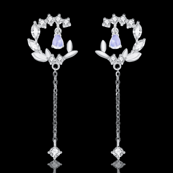 Enchanted Elvish Blooms Sterling Silver Earrings - VillainsWear