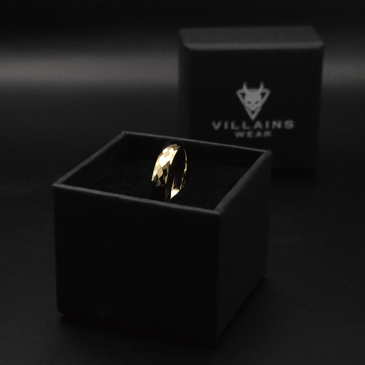 Floral Essence Tungsten Ring - VillainsWear