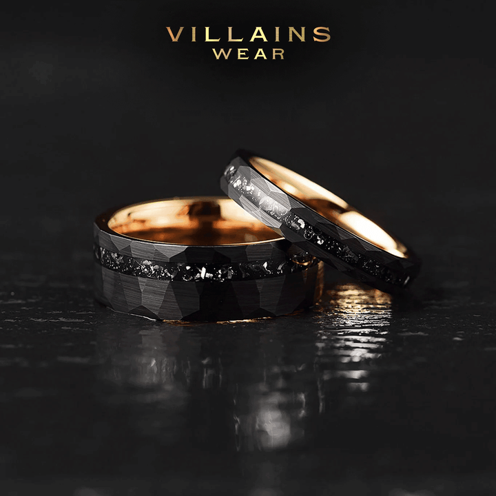 Meteorite Tungsten Ring - VillainsWear