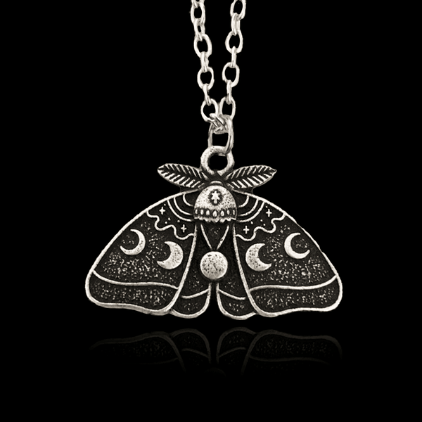 Moth Necklace & Earrings - VillainsWear