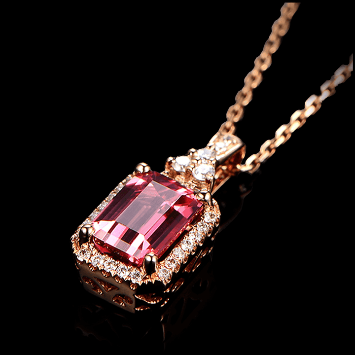 Red Square Necklace - VillainsWear