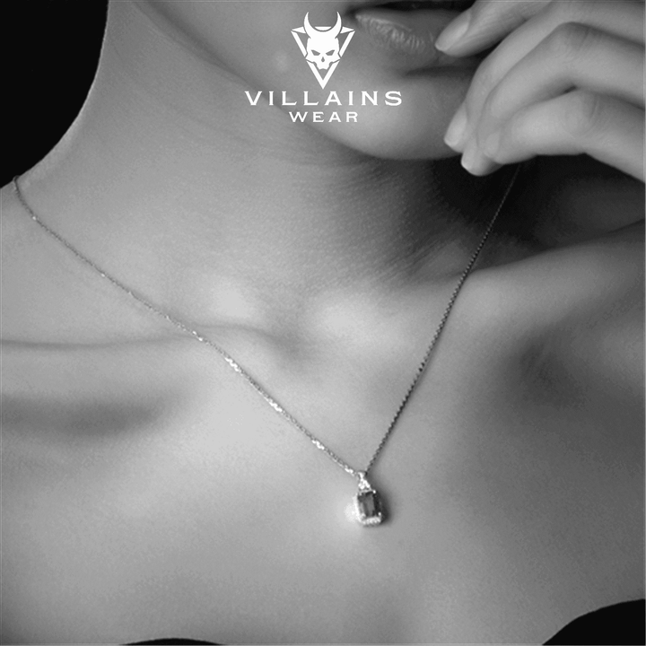 Red Square Necklace - VillainsWear