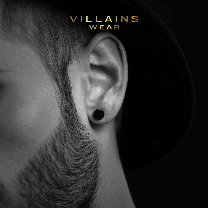 Round Stainless Steel Earrings - VillainsWear