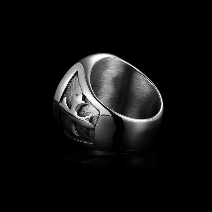 Saint Michael Stainless Steel Ring - VillainsWear