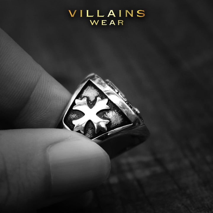 Saint Michael Stainless Steel Ring - VillainsWear
