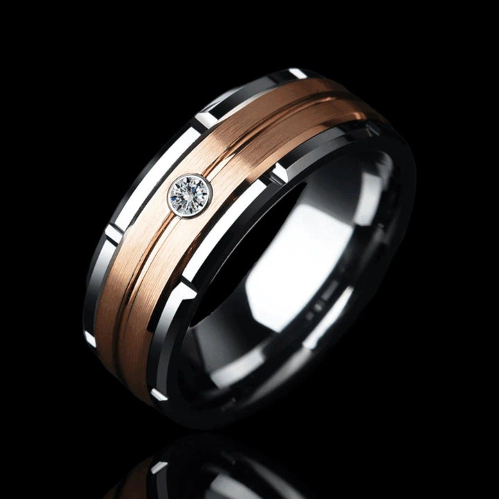 Silver Bloom Tungsten Ring - VillainsWear