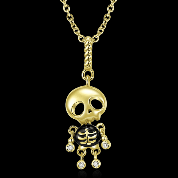 Skull Puppet Necklace - VillainsWear