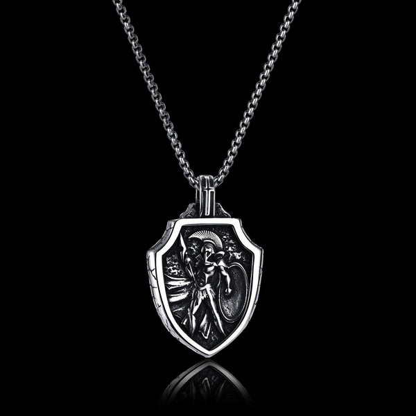 Spartan Warrior Stainless Steel Necklace - VillainsWear