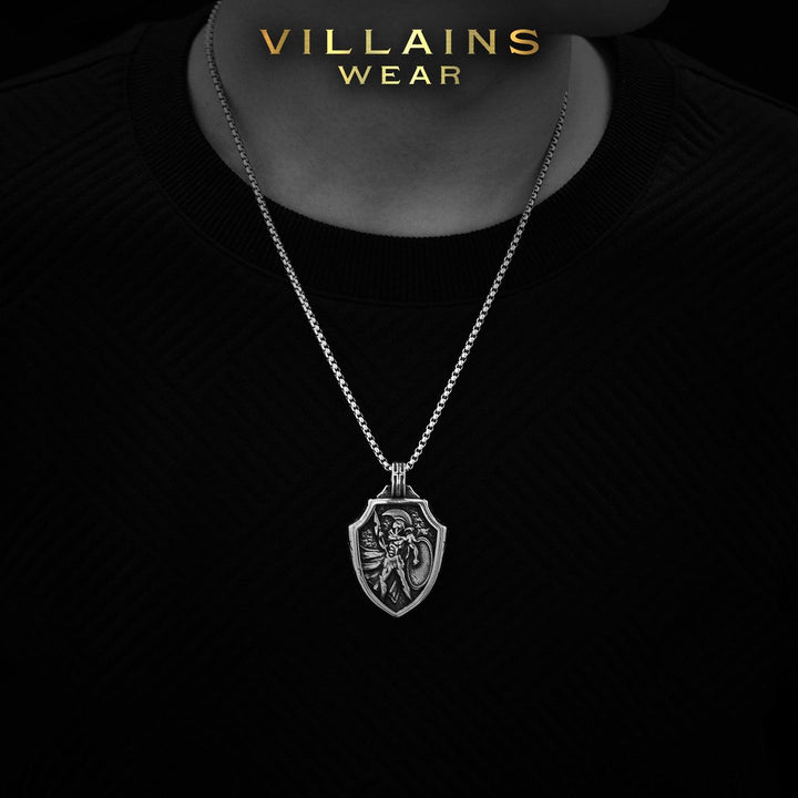 Spartan Warrior Stainless Steel Necklace - VillainsWear