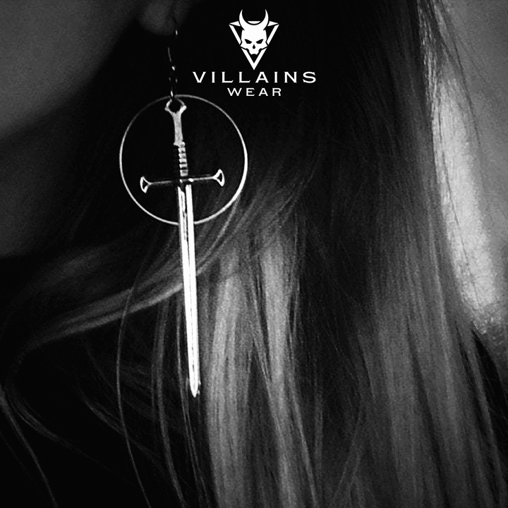 Sword Earrings - VillainsWear