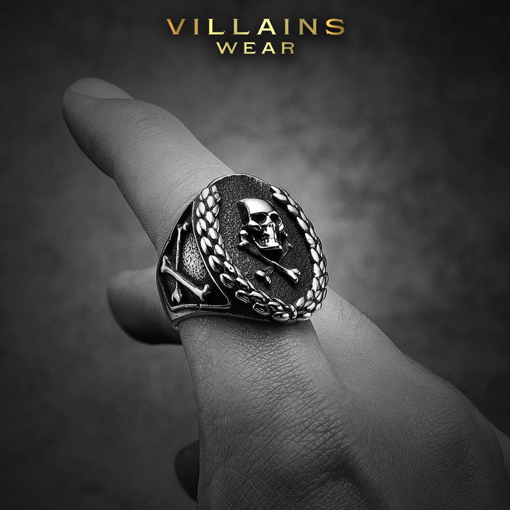 Victory Skull Stainless Steel Ring - VillainsWear
